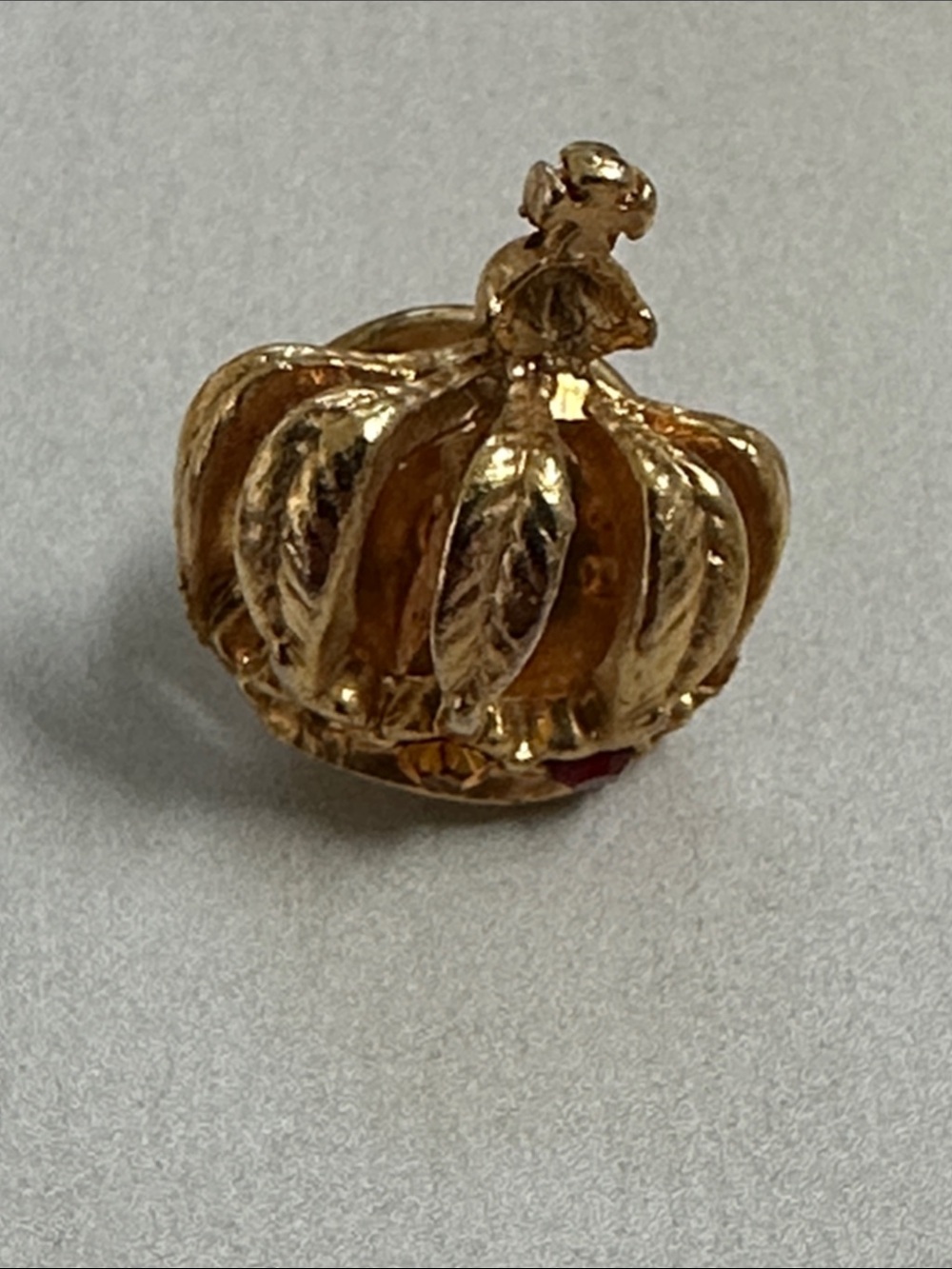 Gold Crown Pin Pendant - Women Jewelry